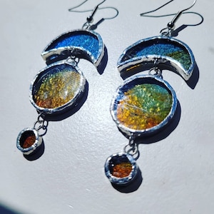 Custom Stain Glass Jewelry (please read full item description before purchasing)