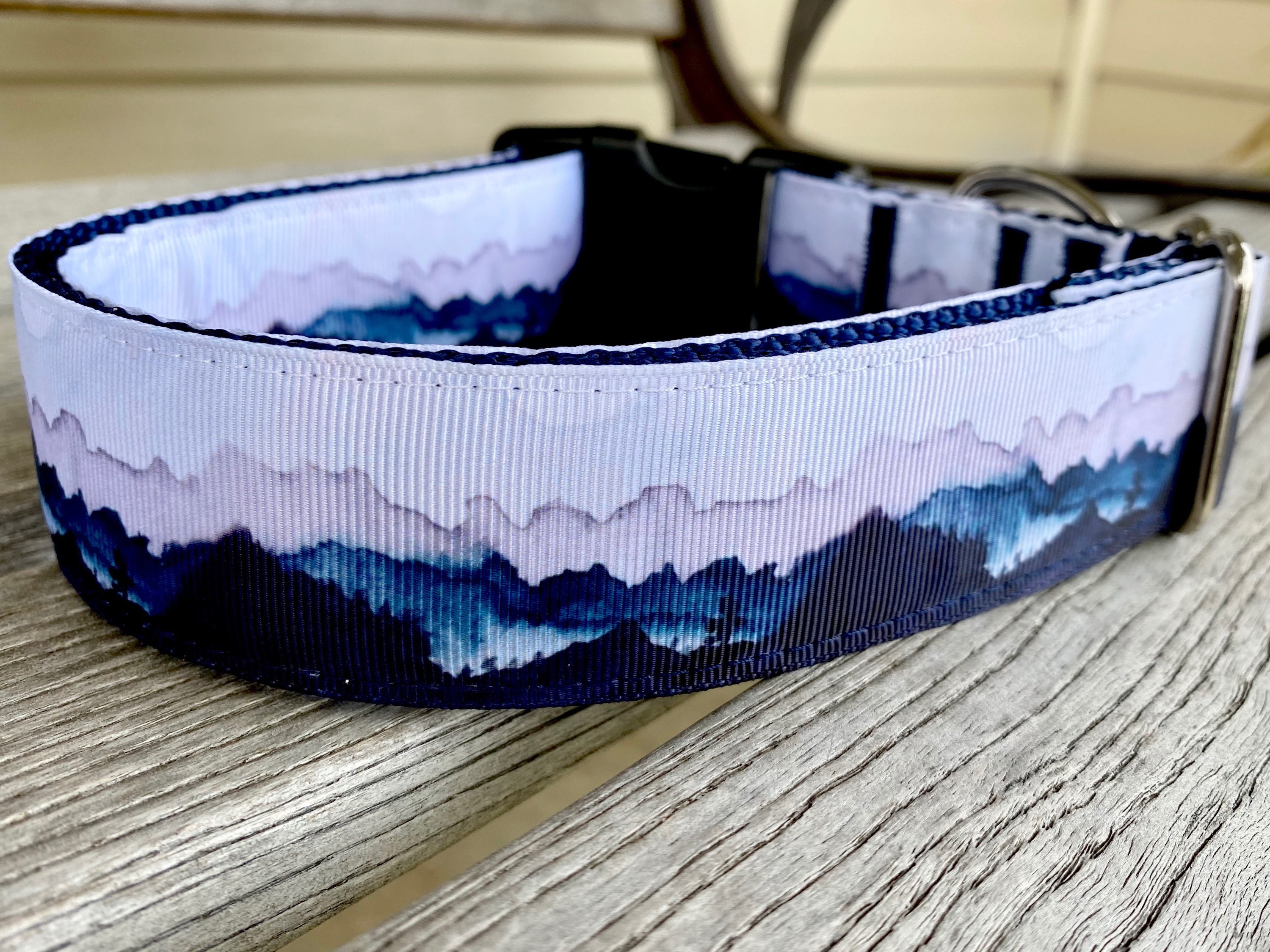 1.5 Wide Adventure Dog Collar Rocky Mountain Dog Etsy