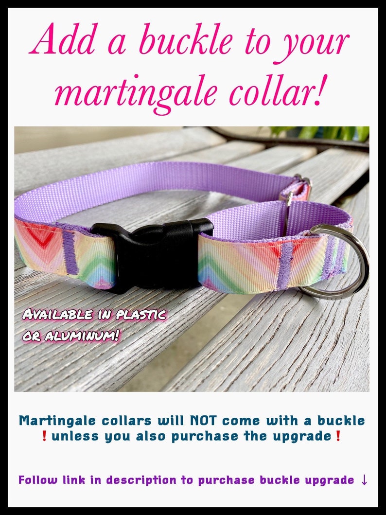 1 Reflective Martingale Dog Collars Jacquard Humane Choke Etsy