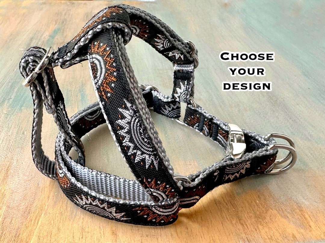 Celestial Stepin Dog Harness or Leash Black Stars Dog Harness Etsy