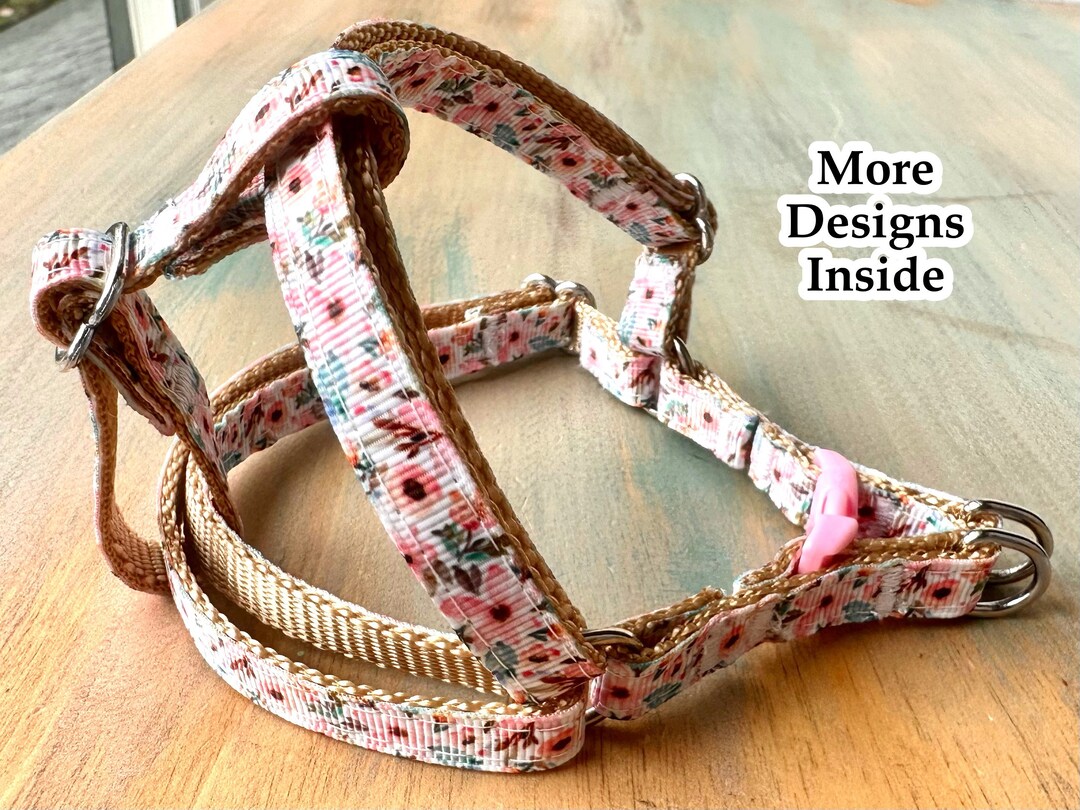 Teacup Dog Harness or Dog Leash Flower Dog Harness Extra Extra Etsy
