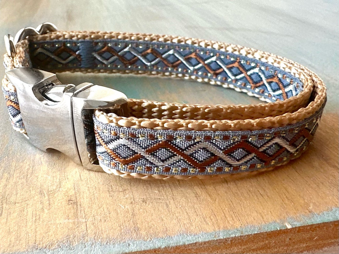 Iron Mountain Dog Collar Leash or Harness Gray Dog Collar Metallic