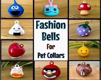 Fashion Bells for Pet Collar Jingle Bell for Cat Collar Character Animal Jingle Bell Large Bell Alert Birds Specialty Bell LOUD