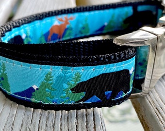 25 mm 1"Polypropolene Tape Webbing Bag Strap dog collar BLUE+BEIDE STRIP Desigen 
