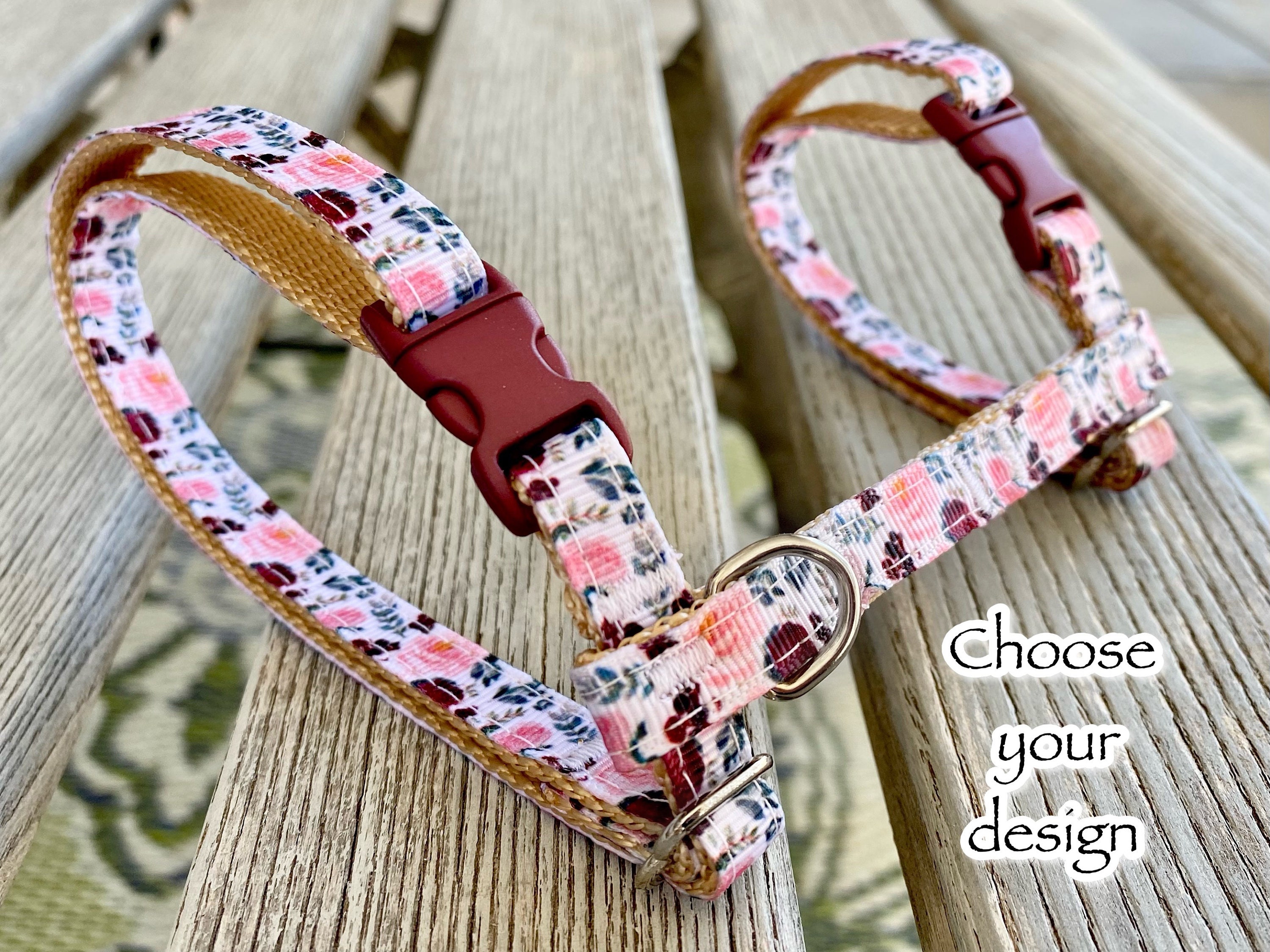 floral cat harness