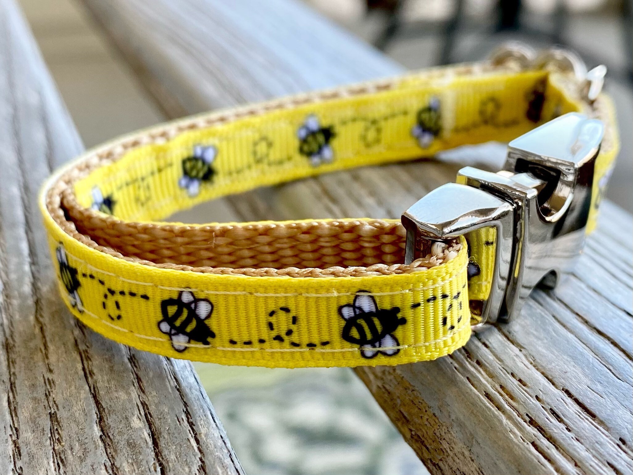 Yellow Bee 3/8 Dog Collar Harness or Leash XS Dog - Etsy