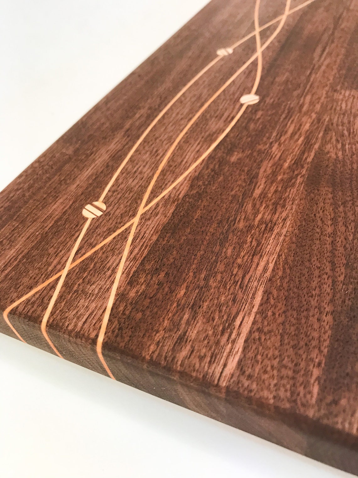 Woven Cutting Board Walnut Etsy