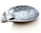Lily Pad Plate - steel, forged surface