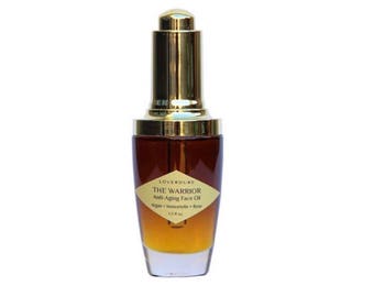 THE WARRIOR - Antiaging Face Oil, Organic Beauty Oil, Antiaging Serum, Wrinkle Serum