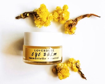 ORGANIC EYE BALM -Antiwrinkle Eye Cream, Immortelle Eye Cream, Deeply Nourishes & Helps Minimize Appearance of Wrinkles, Antiaging Eye Cream