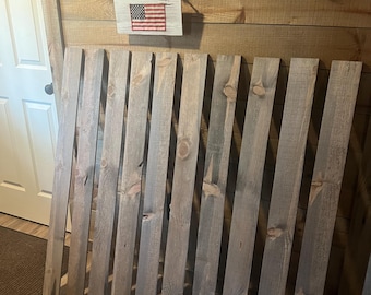 Rough Sawn Weathered Barnwood Style Wall Boards | Box of 10 Boards 48 inch Long | Real Weathered Wood | Weathered Gray or Faded White Wash