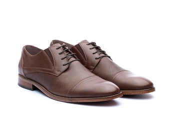 brown dress shoes, mens dress shoes, brown leather shoes, mens leather shoes, oxford shoes men, formal shoes, brown oxfords men