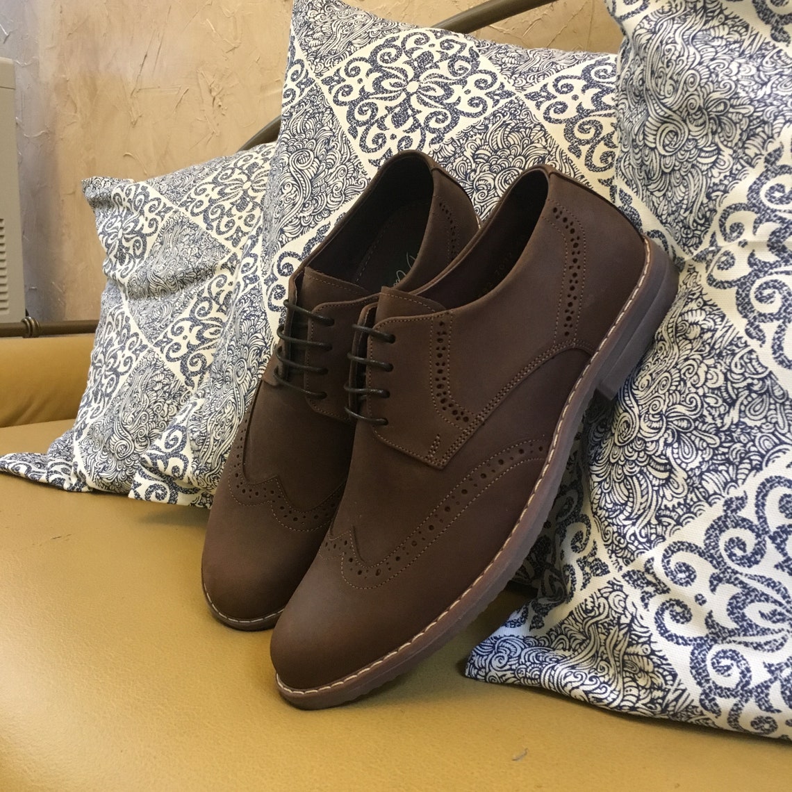brown oxford brogue