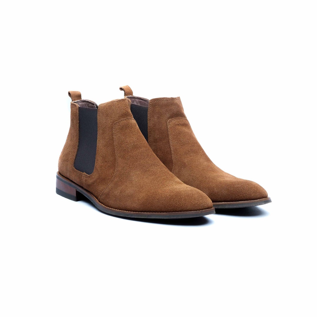 mens brown chelsea boots sale