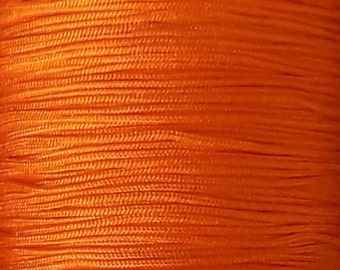 Nylonfaden 0,8mm orange 10m auf Spule gewickelt