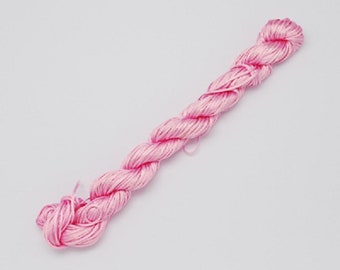 24m nylon cord band 1mm pink