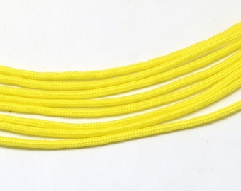 Paracord 2mmx5m yellow