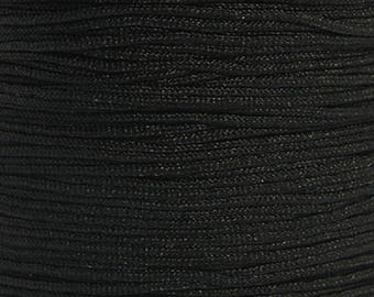 Nylonfaden 0,8mm schwarz 10m auf Spule gewickelt