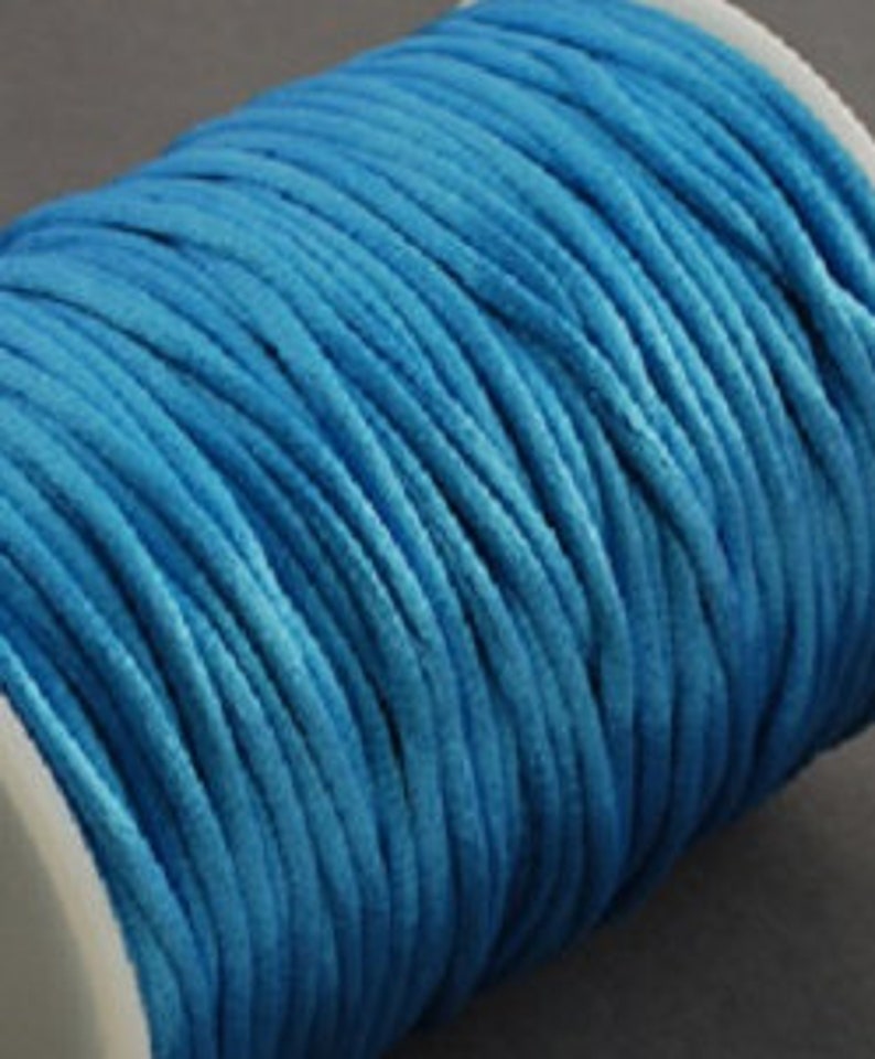 10m nylon cord / polyester cord 2.0mm lightsky blue Etsy