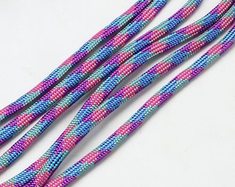 Paracord  hellblau Camouflage 5mx4mm