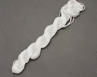 24m nylon cord 1mm white