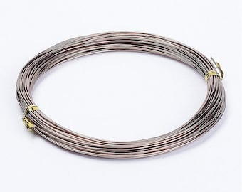 Aluminum wire 1,5mm bronze brown 10m