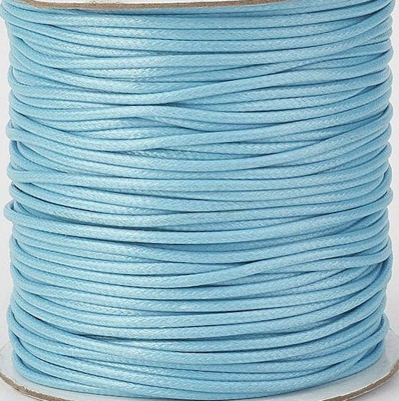 ミシン糸，ポリエステル糸 縫い糸、10mワックスコットンコード(1.8mm