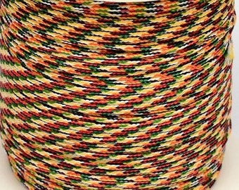 Nylon thread 0.8mm colored multicolored 10m wound on a spool