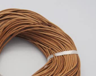 1m deer brown leather cord 1.5mm