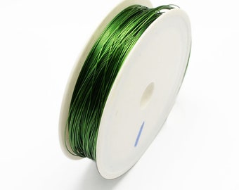 20 m jewelry wire 0.3 mm dark green iron wire jewelry making crafts