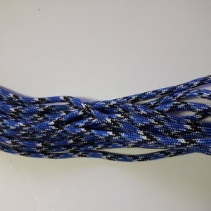 Paracord blau camouflage 5mx4mm Bild 2