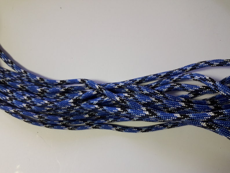 Paracord blau camouflage 5mx4mm Bild 2