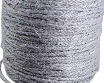 10m jute cord 2mm gray jute cord decorative cord handicrafts macrame