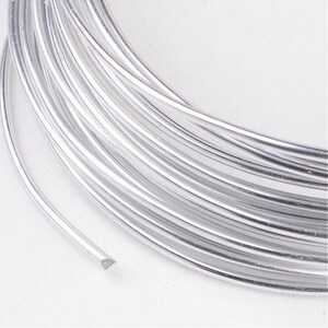 Fil aluminium 2 mm argent 5 m calibre 12 image 2