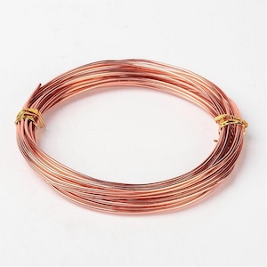 アルミ線 1.5mm 銅色 6m