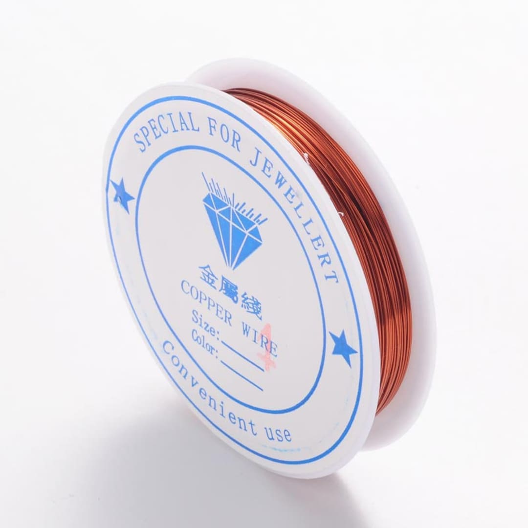 Buy Beading Wire Chocolate Brown 35m Copper 32 Gauge Nickel Free  Online in India