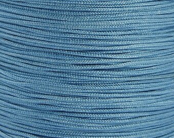 Fil nylon 0,8 mm bleu bleuet 10 m enroulé en bobine