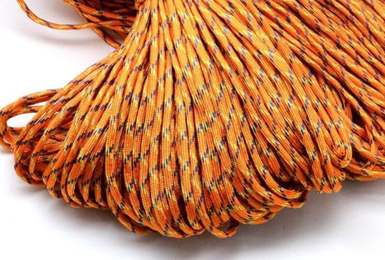 Paracord orange Camouflage 5mx4mm