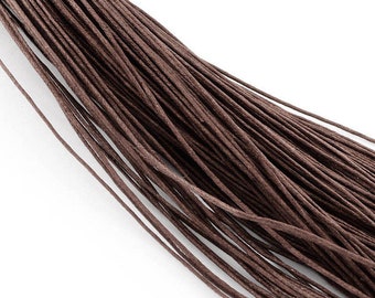 Gewachstes Baumwollband 1 Mm, Farbe Sea Grün – 10 Meter Rolle, Für Basteln & Verpacken