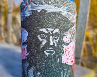 Black Beard Can Cooler