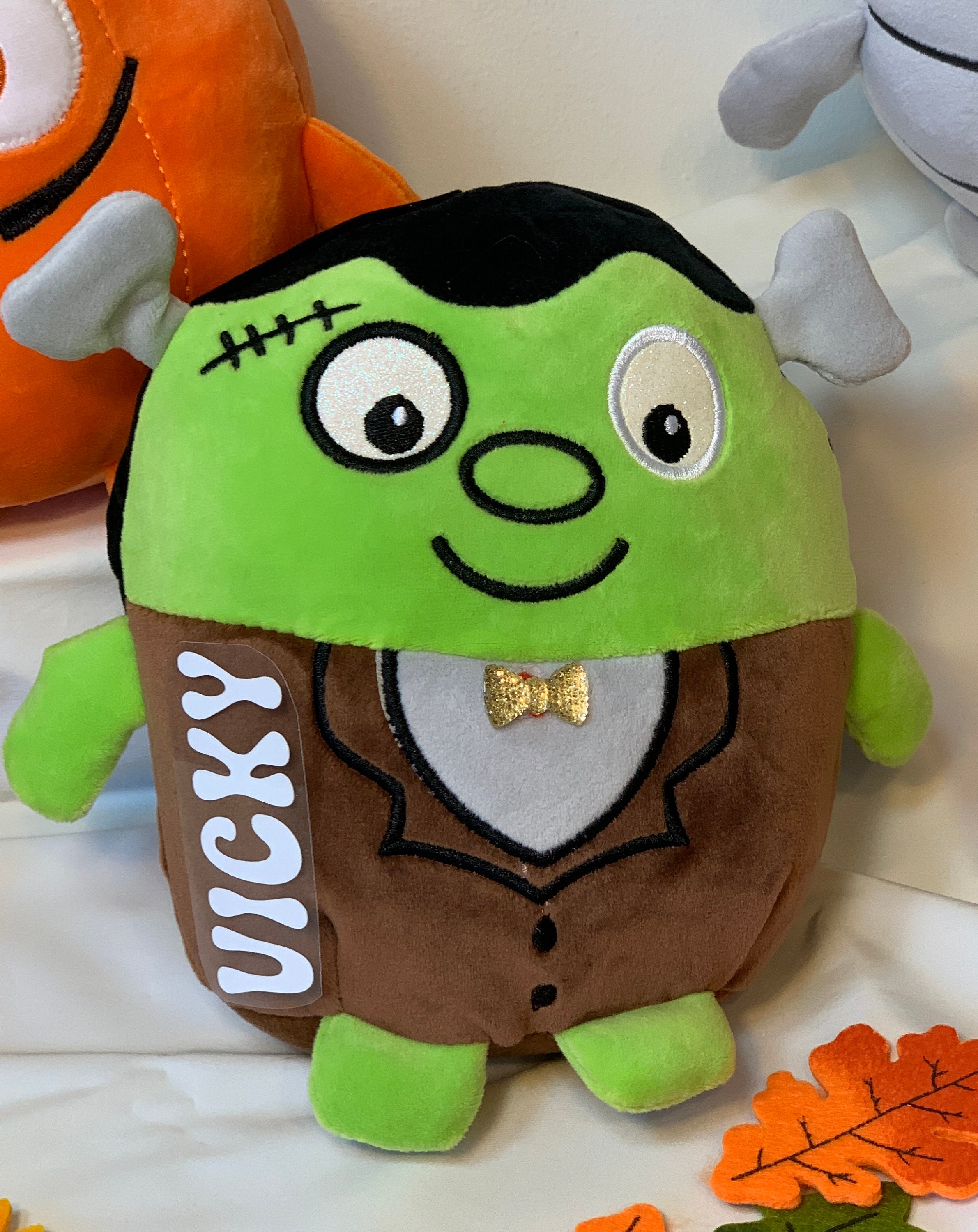 Personalized Halloween Plush For Kids, Trick Or Treat Gift, Halloween Plush, Monster Plush, Pumpkin Plush, Mummy Plush, Custom Halloween