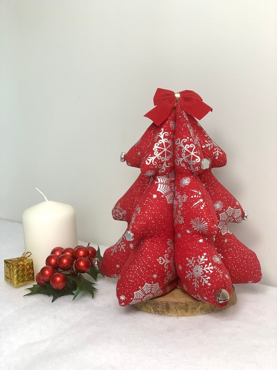 Fabric Christmas Tree Decor: Handcrafted Holidays