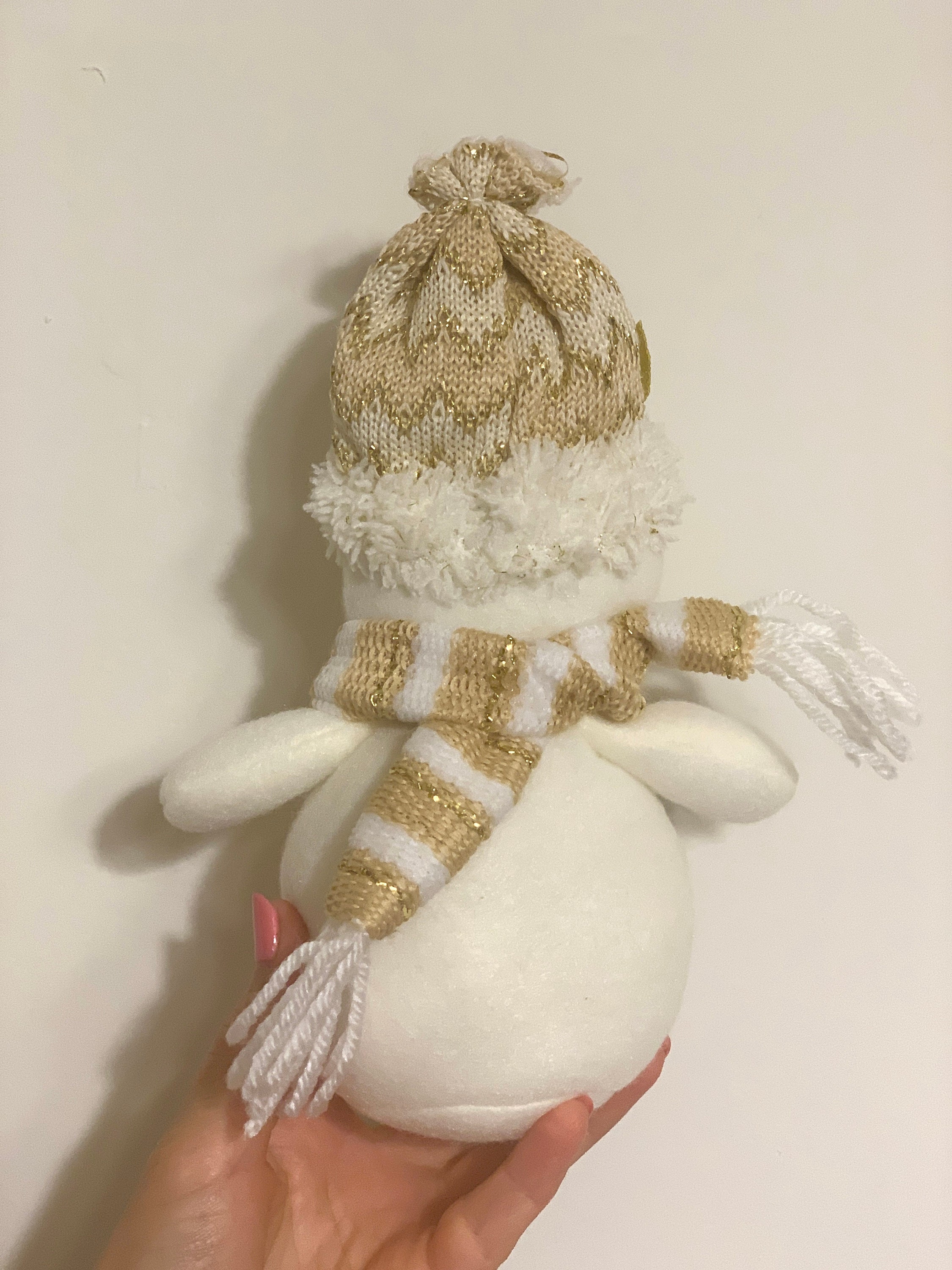 Personalized Christmas Plush For Kids, Holidays Gift, Custom Christmas Plush, Snowman Plush, Stocking stuffer plush, Standing Snowman