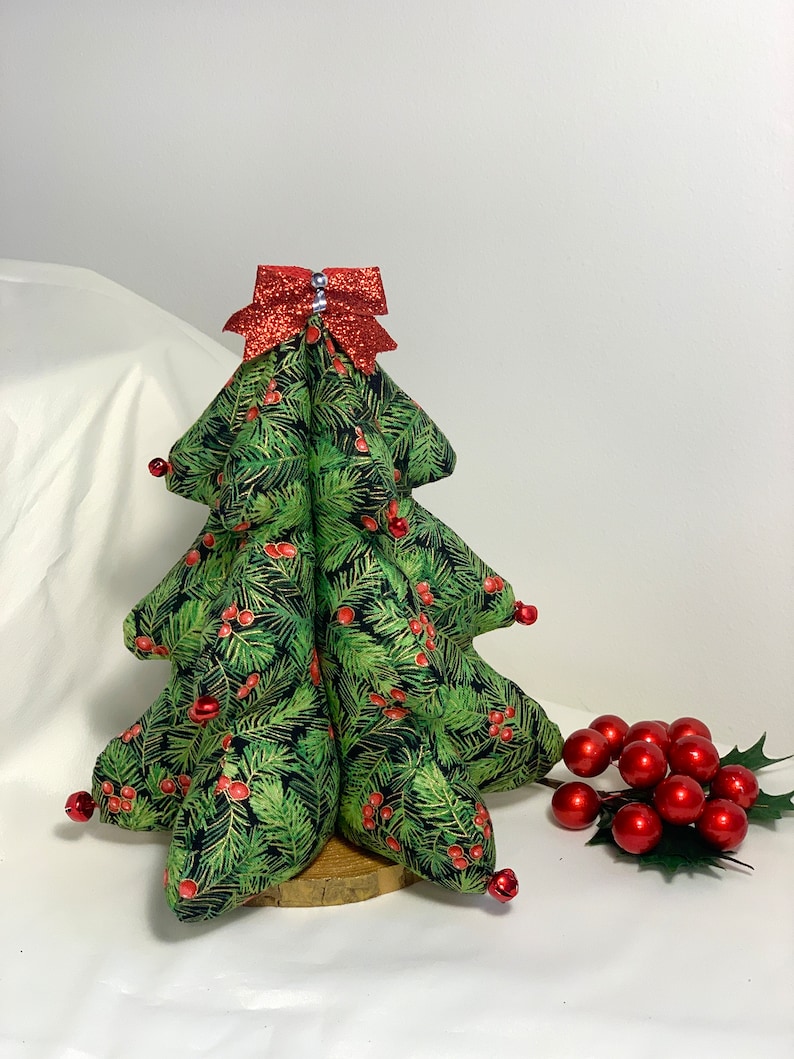 Christmas Fabric Tree, Christmas Ornaments, Christmas Tabletop