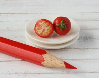 Tomato Earrings | Tomato Lovers Gift | Realistic Fake Food | Inspirational Studs
