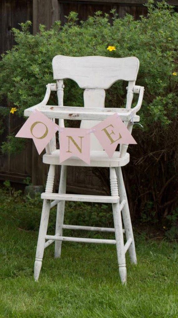 One High Chair Banner Etsy