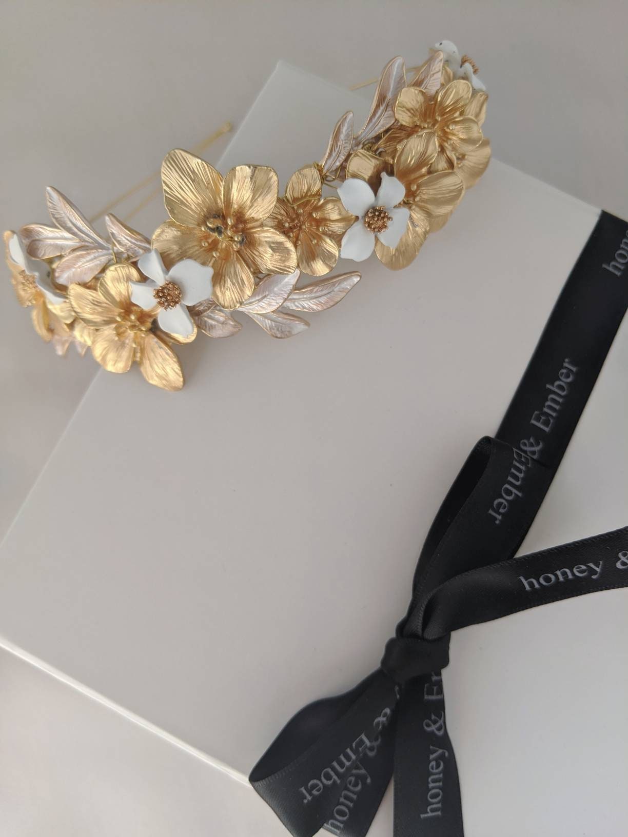 Fleur de lune headband bridal headband bridal hairpiece | Etsy