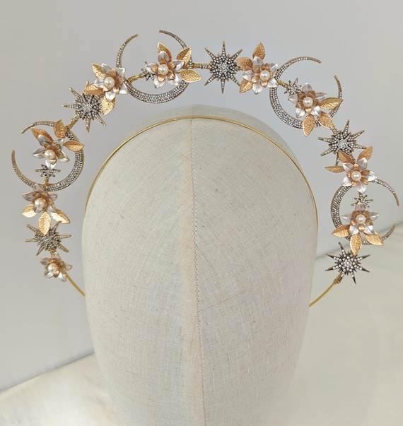 Gold Halo Star Crystal Crown 5 main image 4
