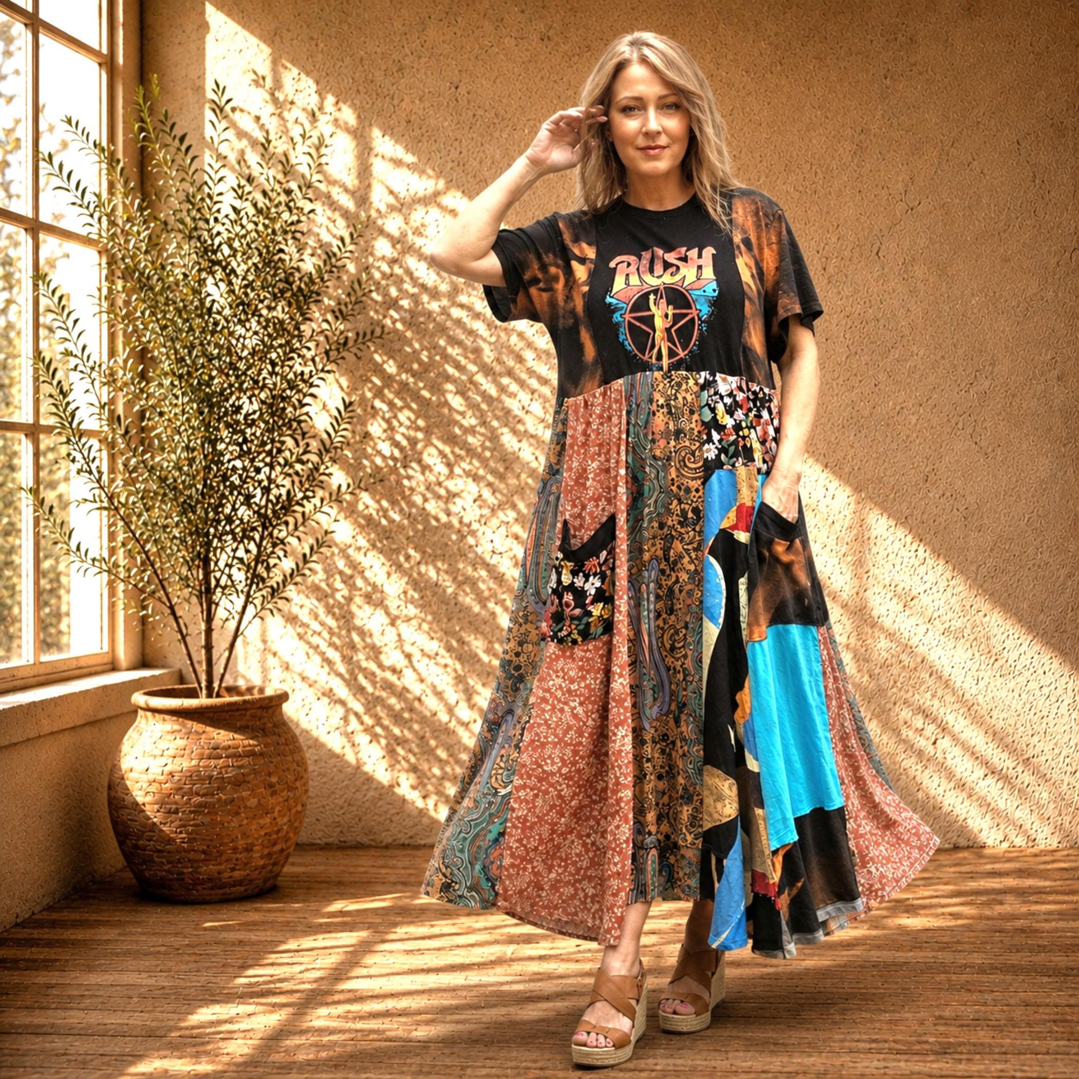 Lagenlook Maxi Dresses - Etsy