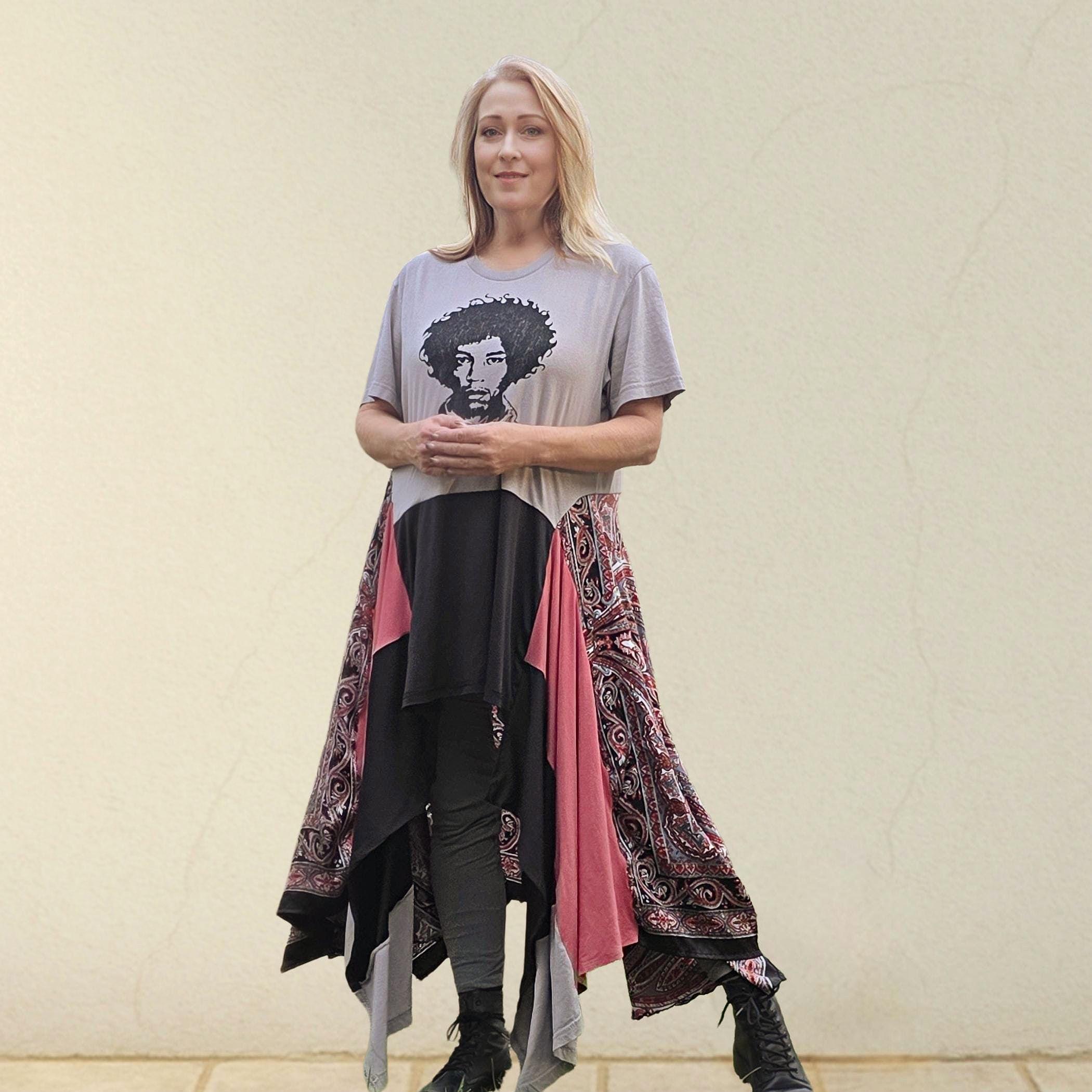 Reworked Band Tshirt Dress - Etsy